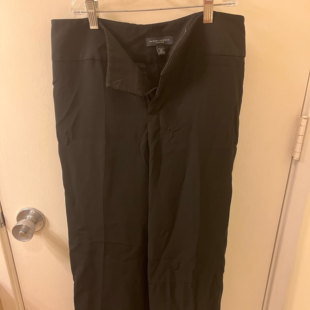 Banana republic Harrison style womens black pants size 6P